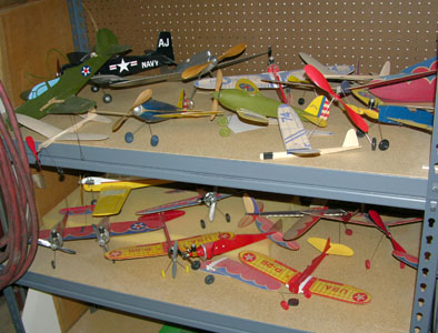 Frank Macy's American Junior balsa model collectiom in 2009